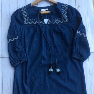NWT Westport 1962 Denim Bohemian Style Dress Sz-6P